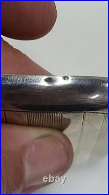 Boite A Cigarettes En Argent Massif Poincon Tete De Sanglier De 83 Grammes N° 4