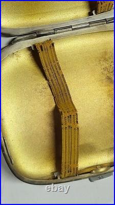 Boite A Cigarettes En Argent Massif Poincon Tete De Sanglier De 83 Grammes N° 4