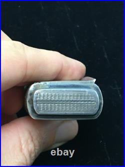 Boite Pilulier Argent Massif Poinçon Minerve Monogramme Antique Silver Box 19th
