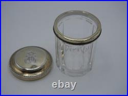 Boite Ronde En Argent Massif Vermeil Poincon Vieillard Paris 1819 Couronne