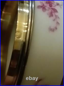 Boîte à Pillule en Argent Massif et Porcelaine Poinçon Minerve, R. Linzeler