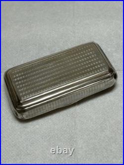 Boite a tabac, tabatière ancienne argent massif poinçon minerve XIXe