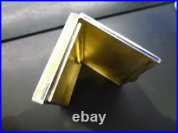 Boite art déco autrichienne, argent 935/1000, poincons, DLG Egypte, P 150g, 85x60mm