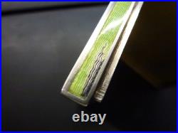 Boite art déco autrichienne, argent 935/1000, poincons, DLG Egypte, P 150g, 85x60mm