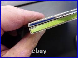 Boite art déco autrichienne, argent 935/1000, poincons, DLG Egypte, P 150g, 85x60mm