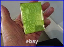 Boite art déco autrichienne, argent 935/1000, poincons, DLG Egypte, P 150g, 85x60mm