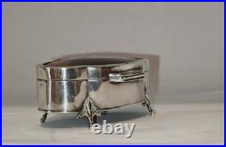 Boîte en Argent (925?) art nouveau de 1912 Poincon Lyon Passant 100.8gr