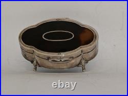 Boîte en Argent (925?) art nouveau de 1912 Poincon Lyon Passant 100.8gr