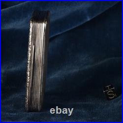 Boite en Argent massif décors Chasse à courre Epoque Charles X Poinçon Veillard