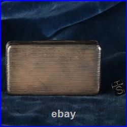 Boite en Argent massif décors Chasse à courre Epoque Charles X Poinçon Veillard