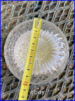 Bonbonnière Cristal Taillé & Argent Massif & Poinçon Minerve & Héraldique