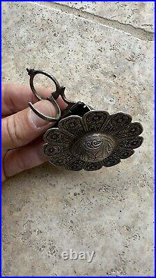 Boucle de ceinture ancienne Fekroun argent massif Bijou Berbere poinçon belier