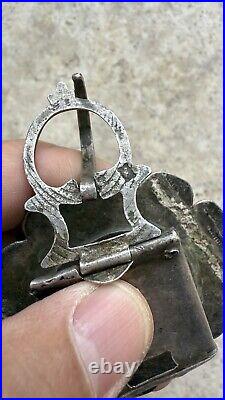 Boucle de ceinture ancienne Fekroun argent massif Bijou Berbere poinçon belier