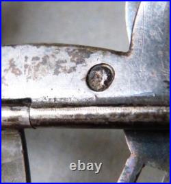 Boucle de ceinture en argent massif début 19e siècle poinçon 1809 silver buckle