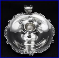 Bougeoir en argent massif poinçon italien et poinçon contrôle charançon 86.4 G