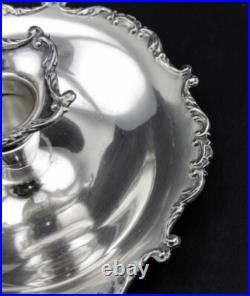 Bougeoir en argent massif poinçon italien et poinçon contrôle charançon 86.4 G