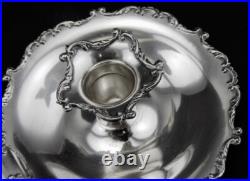 Bougeoir en argent massif poinçon italien et poinçon contrôle charançon 86.4 G