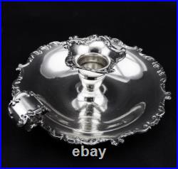 Bougeoir en argent massif poinçon italien et poinçon contrôle charançon 86.4 G