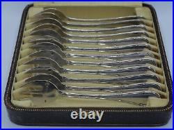 Boulenger 12 Fourchettes A Huitres En Argent Massif Poincon Minerve 1 Er Titre