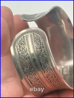 Bracelet En Argent Massif Poinçon Chinois