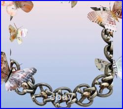 Bracelet ancien argent Massif vermeil unisexe 1900 Poinçon sanglier France