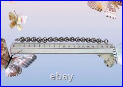 Bracelet ancien argent Massif vermeil unisexe 1900 Poinçon sanglier France