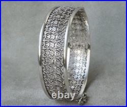 Bracelet en argent massif Poinçon crabe