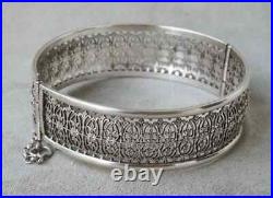 Bracelet en argent massif Poinçon crabe