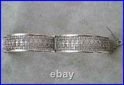 Bracelet en argent massif Poinçon crabe