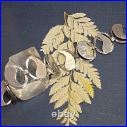 Bracelet moderniste vintage en argent 835 Poinçonné OLI