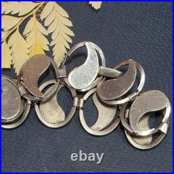 Bracelet moderniste vintage en argent 835 Poinçonné OLI