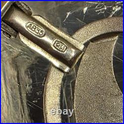 Bracelet moderniste vintage en argent 835 Poinçonné OLI