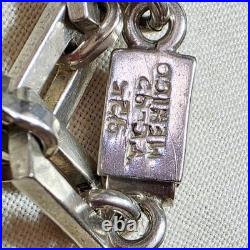 Bracelet vintage en argent massif Taxco Mexique poinçonné 925 TD-92