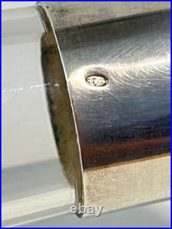 CARAFE ARGENT MASSIF ET CRISTAL 2 BECS VERSEURS POINÇON MINERVE 1er TITRE