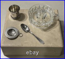COFFRET DE VOYAGE PRESSE AGRUME ARGENT MASSIF ÉGOÏSTE POINÇON MINERVE 1er TITRE COFFRET DE VOYAGE PRESSE AGRUME ARGENT MASSIF ÉGOÏSTE POINÇON MINERVE 1er TITRE