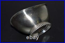 -COUPE VIDE POCHE ARGENT MASSIF POIDS 67g Poinçon charançon et 925 COUPELLE déco