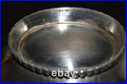 -COUPE VIDE POCHE ARGENT MASSIF POIDS 67g Poinçon charançon et 925 COUPELLE déco