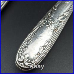 COUVERTS DE SERVICE À GLACE ARGENT MASSIF Poinçon Minerve À Servir Louis XVI