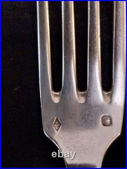 COUVERTS en ARGENT MASSIF 925/1000e Poinçon Minerve Orfèvre OLIER & CARON