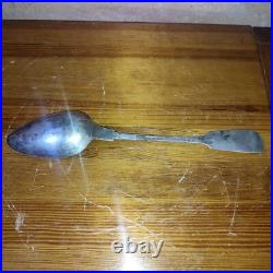 CUILLERE A RAGOUT EN ARGENT MASSIF POINCONS Allemand XVIIIeme XIX eme German