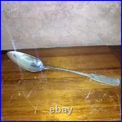 CUILLERE A RAGOUT EN ARGENT MASSIF POINCONS Allemand XVIIIeme XIX eme German