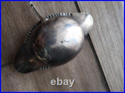 CUILLERE A SAUCE / PUNCH Argent Massif Silver Lade Début XIX Ème 5 Poinçons