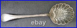 CUILLÈRE À SAUPOUDRER EN ARGENT MASSIF POINÇON VIEILLARD 18/19ème