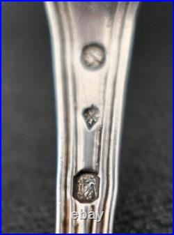CUILLÈRE À SAUPOUDRER EN ARGENT MASSIF POINÇON VIEILLARD 18/19ème