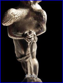 Cachet en Argent Angelot Debout Poinçon Minerve Cachet en Argent Angelot Debout Poinçon Minerve
