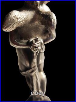 Cachet en Argent Angelot Debout Poinçon Minerve
