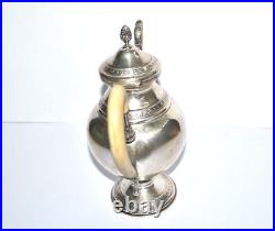 Cafetière EMPIRE col de cygne ARGENT MASSIF Silver poinçon 800 480gr Cafetière EMPIRE col de cygne ARGENT MASSIF Silver poinçon 800 480gr