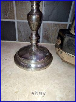 Calice d'église bol argent massif poinçon Coq Fin XIX ème Pied en bronze argenté