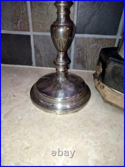 Calice d'église bol argent massif poinçon Coq Fin XIX ème Pied en bronze argenté