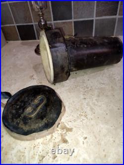 Calice d'église bol argent massif poinçon Coq Fin XIX ème Pied en bronze argenté